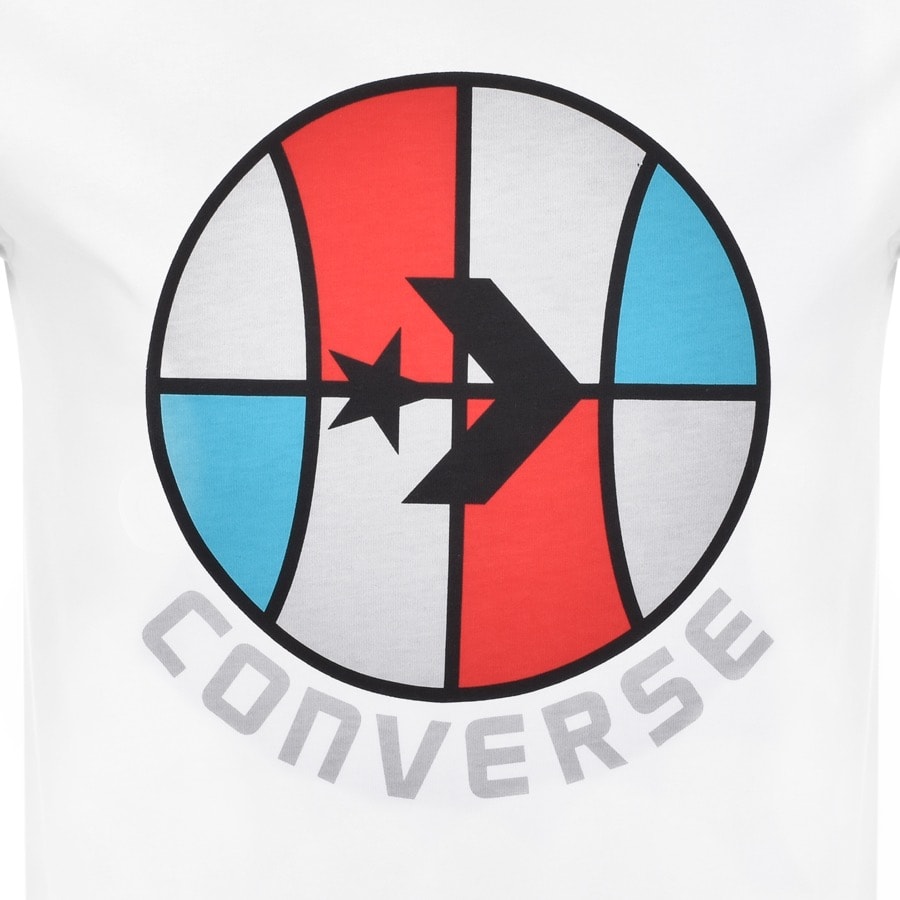 Alternative Image for ProductConverse Star Chevron Logo T Shirt White3